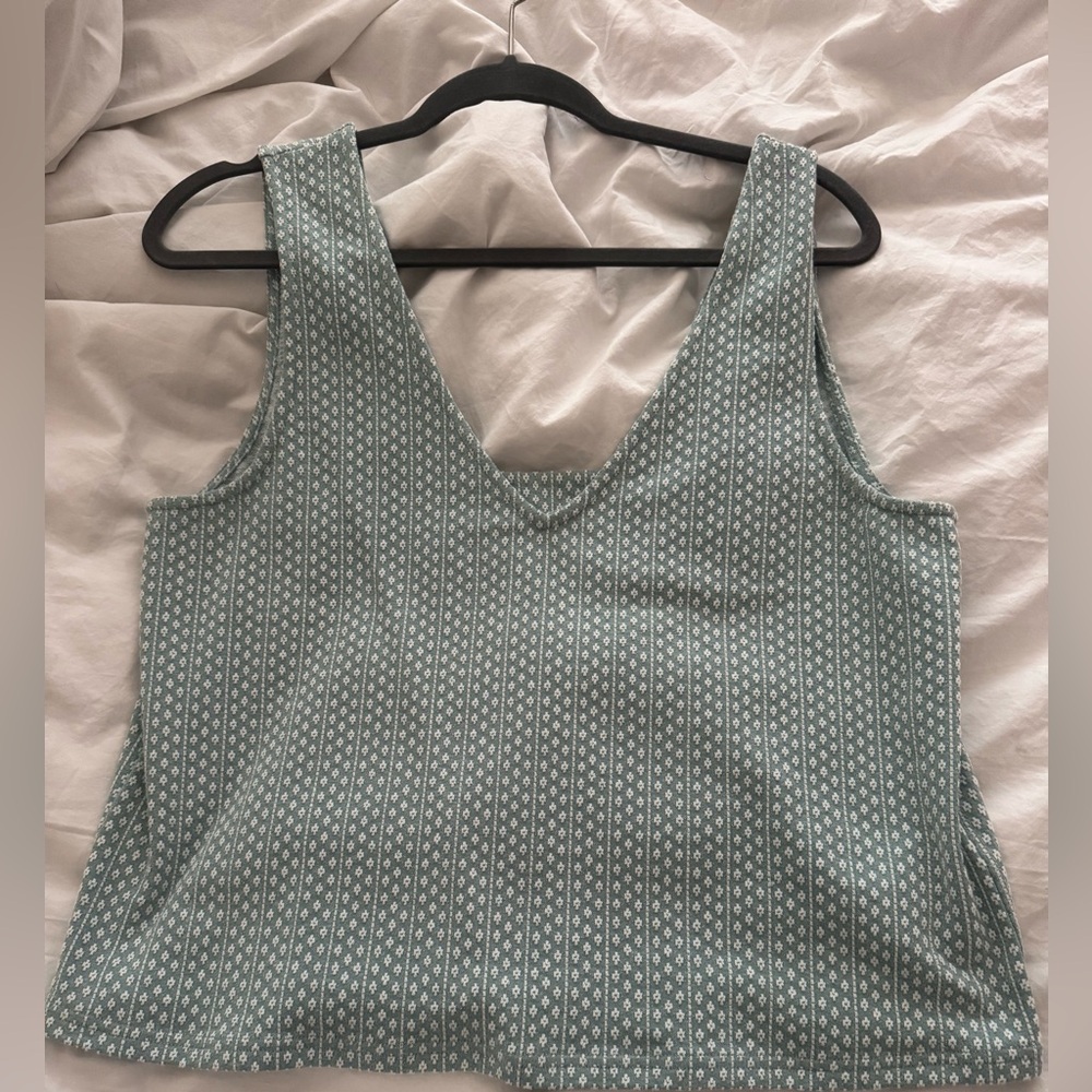 Madewell Floral Cropped Tank